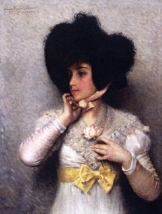 Abbott Fuller Graves Lady with a Pink Rose